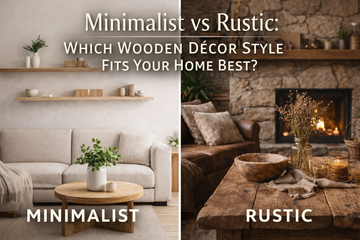 Minimalist vs Rustic: Which Wooden Décor Style Fits Your Home Best?