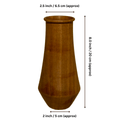 small wooden table vase