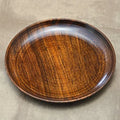 wooden plate dish