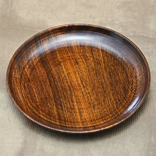 wooden plate dish